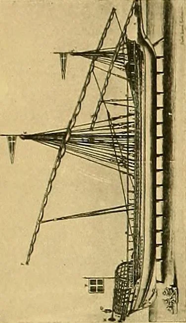 An illustration from Shipbuilding from its beginnings, 1913, leaf 36