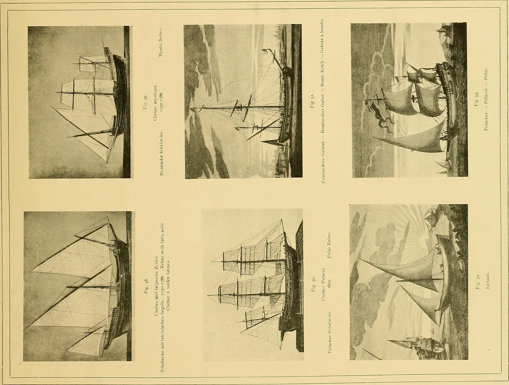 An illustration from Shipbuilding from its beginnings, 1913, leaf 40