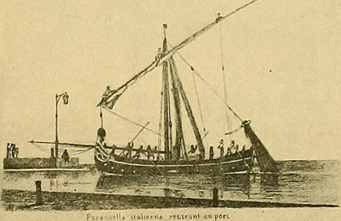 An illustration from Shipbuilding from its beginnings, 1913, leaf 42