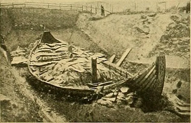 An illustration from Shipbuilding from its beginnings, 1913, leaf 50