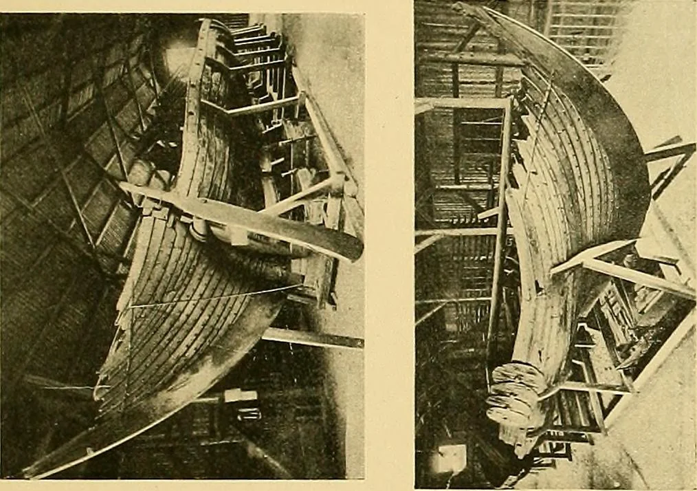 An illustration from Shipbuilding from its beginnings, 1913, leaf 52