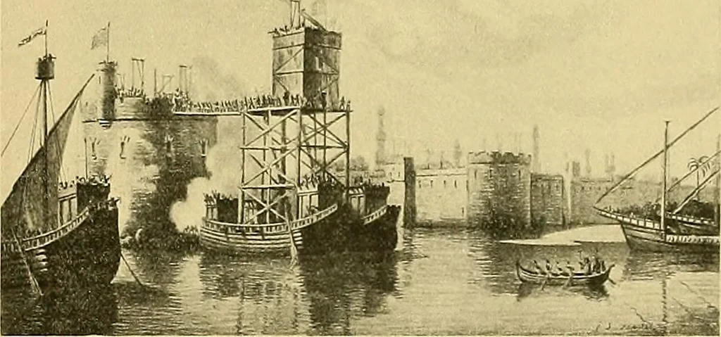 An illustration from Shipbuilding from its beginnings, 1913, leaf 66