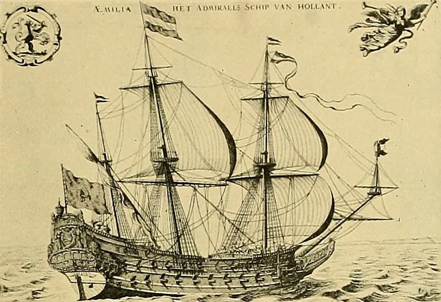 An illustration from Shipbuilding from its beginnings, 1913, leaf 88