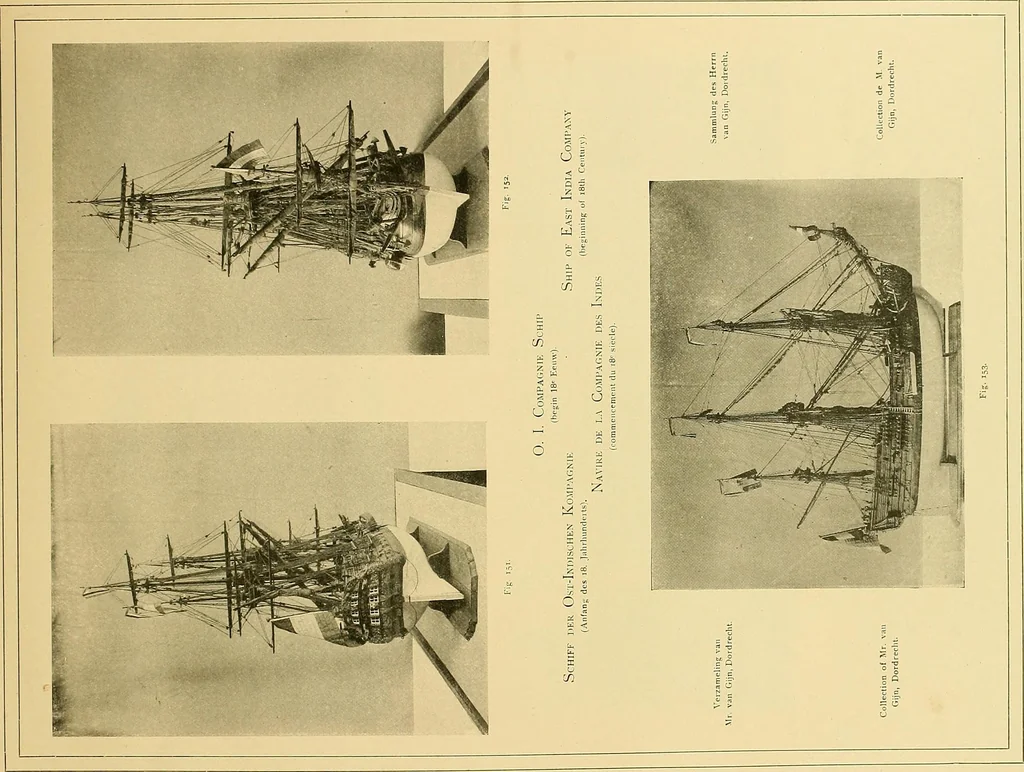 An illustration from Shipbuilding from its beginnings, 1913, leaf 90