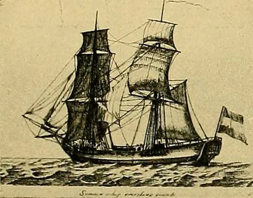 An illustration from Shipbuilding from its beginnings, 1913, leaf 98