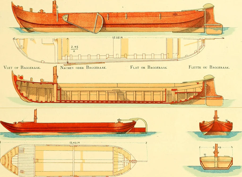 An illustration from Shipbuilding from its beginnings, 1913, leaf 106