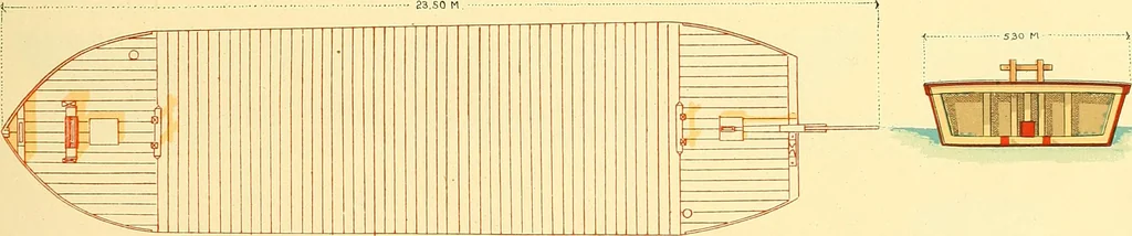 An illustration from Shipbuilding from its beginnings, 1913, leaf 112
