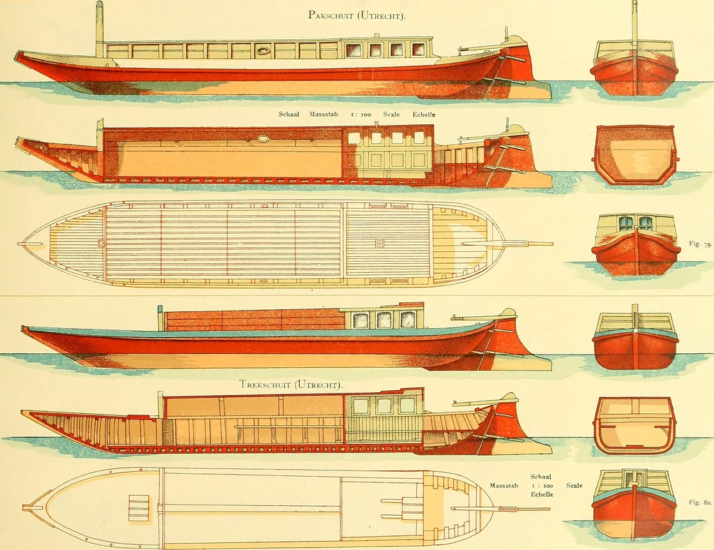 An illustration from Shipbuilding from its beginnings, 1913, leaf 116