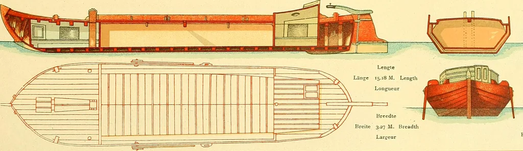 An illustration from Shipbuilding from its beginnings, 1913, leaf 120