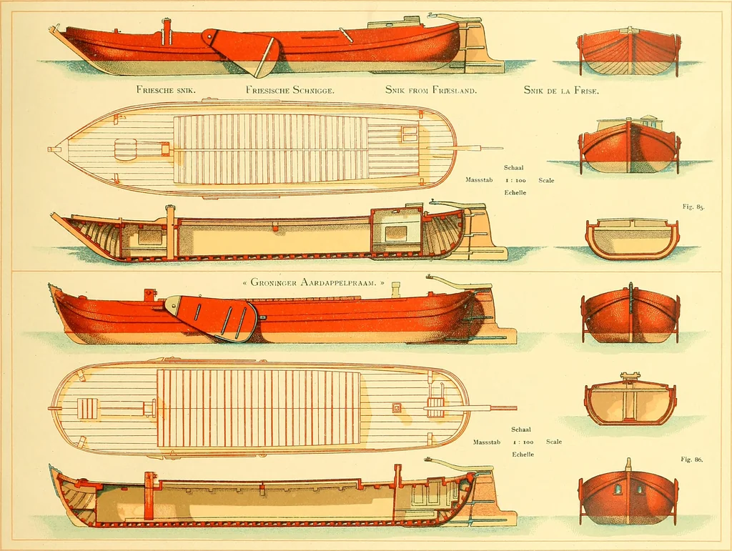 An illustration from Shipbuilding from its beginnings, 1913, leaf 122