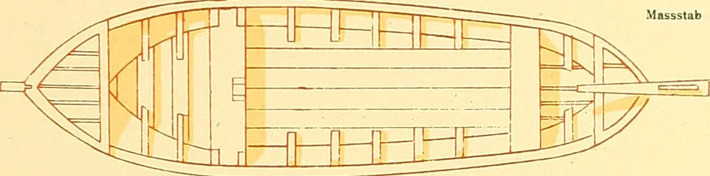 An illustration from Shipbuilding from its beginnings, 1913, leaf 126