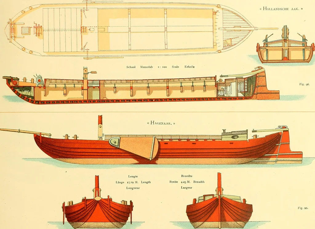 An illustration from Shipbuilding from its beginnings, 1913, leaf 140