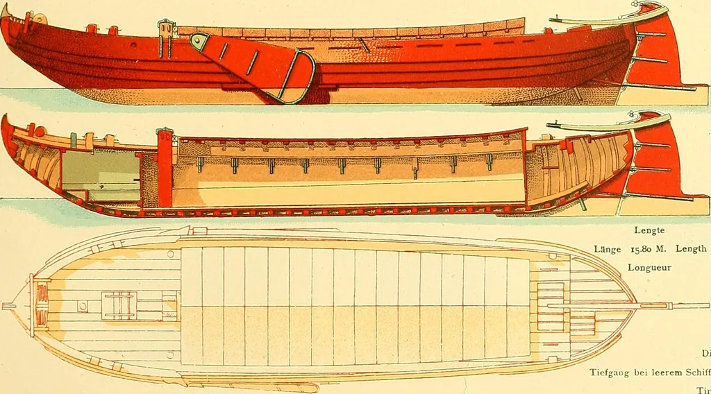 An illustration from Shipbuilding from its beginnings, 1913, leaf 142