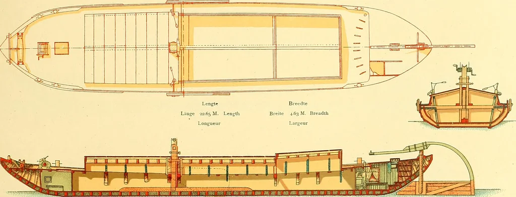 An illustration from Shipbuilding from its beginnings, 1913, leaf 150