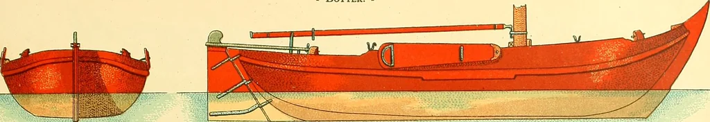 An illustration from Shipbuilding from its beginnings, 1913, leaf 174