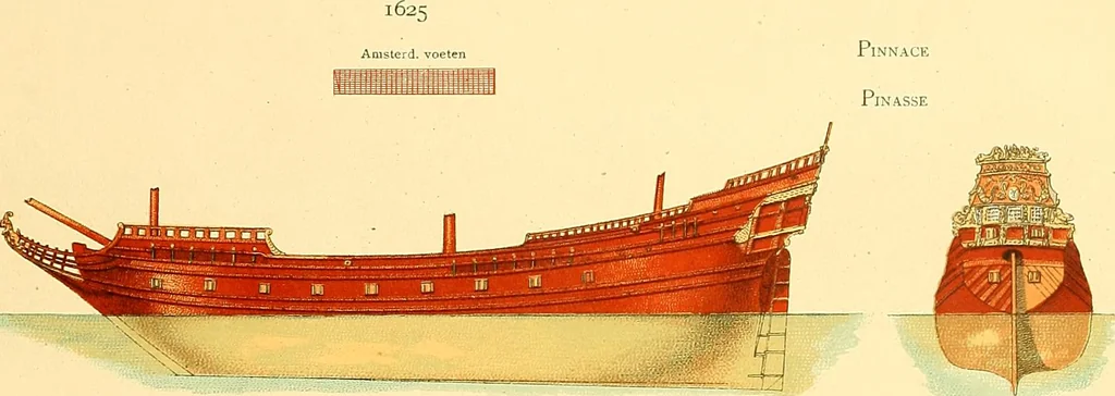An illustration from Shipbuilding from its beginnings, 1913, leaf 18