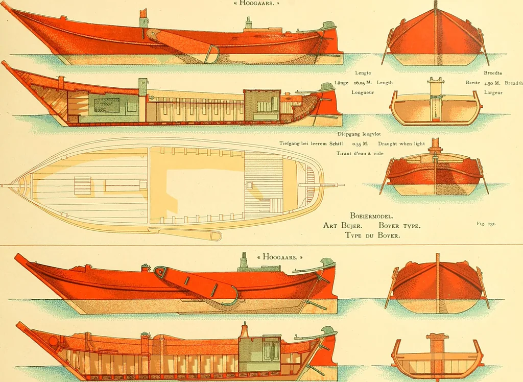 An illustration from Shipbuilding from its beginnings, 1913, leaf 186