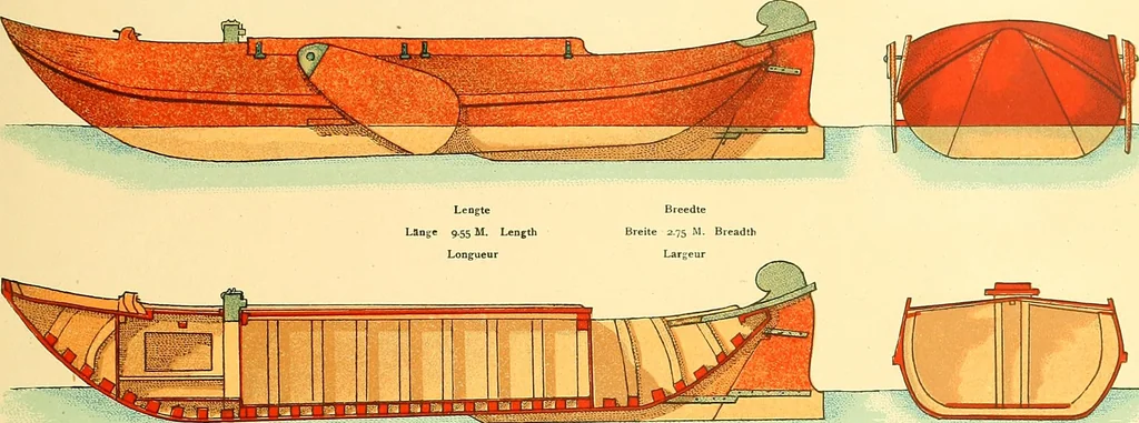 An illustration from Shipbuilding from its beginnings, 1913, leaf 190