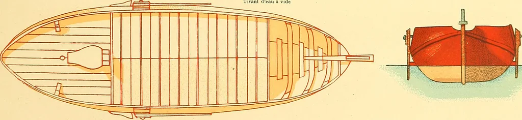 An illustration from Shipbuilding from its beginnings, 1913, leaf 190