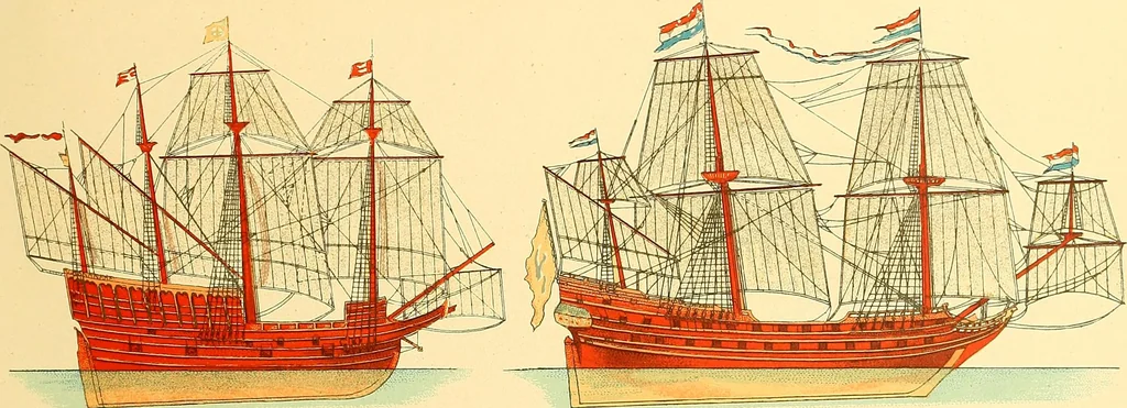 An illustration from Shipbuilding from its beginnings, 1913, leaf 204
