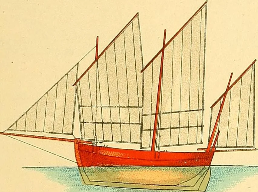 An illustration from Shipbuilding from its beginnings, 1913, leaf 208