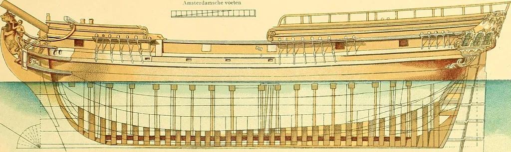 An illustration from Shipbuilding from its beginnings, 1913, leaf 22