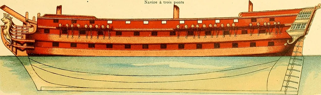 An illustration from Shipbuilding from its beginnings, 1913, leaf 24