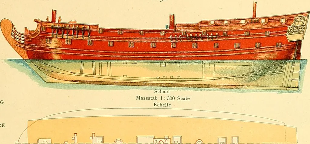 An illustration from Shipbuilding from its beginnings, 1913, leaf 28