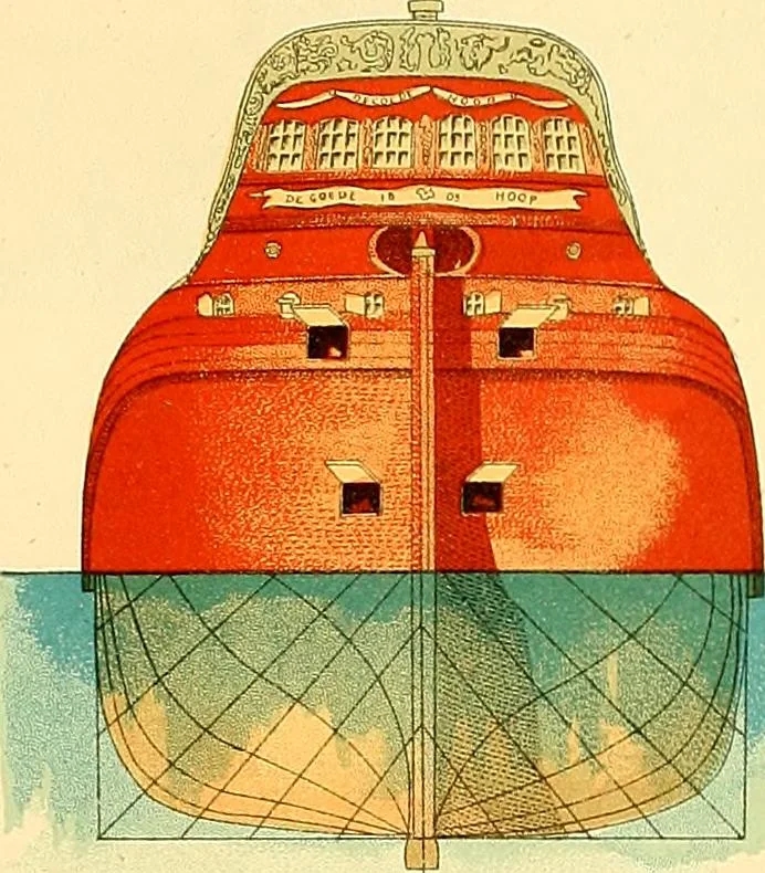 An illustration from Shipbuilding from its beginnings, 1913, leaf 34