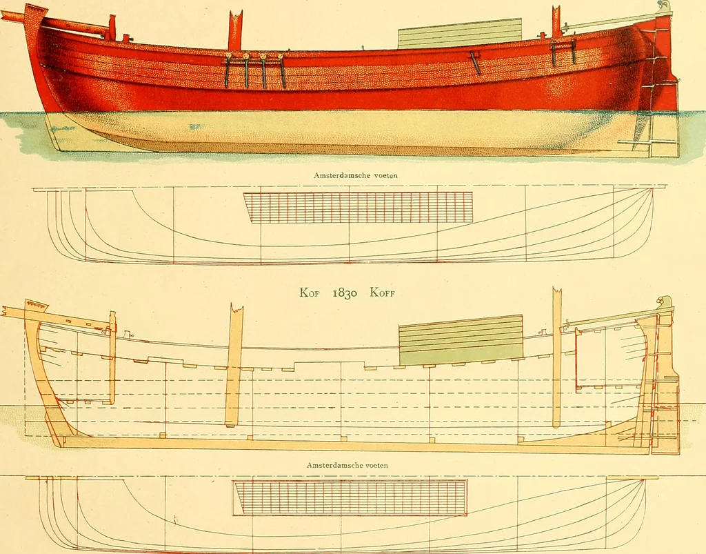 An illustration from Shipbuilding from its beginnings, 1913, leaf 40