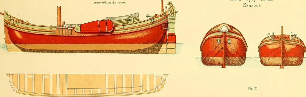 An illustration from Shipbuilding from its beginnings, 1913, leaf 42