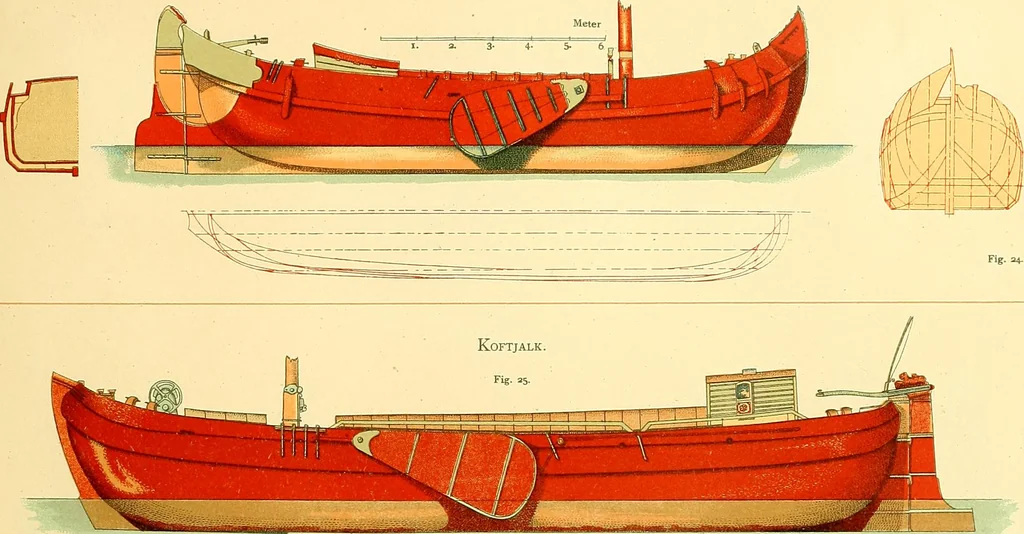 An illustration from Shipbuilding from its beginnings, 1913, leaf 44