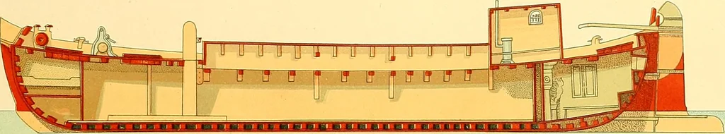 An illustration from Shipbuilding from its beginnings, 1913, leaf 52