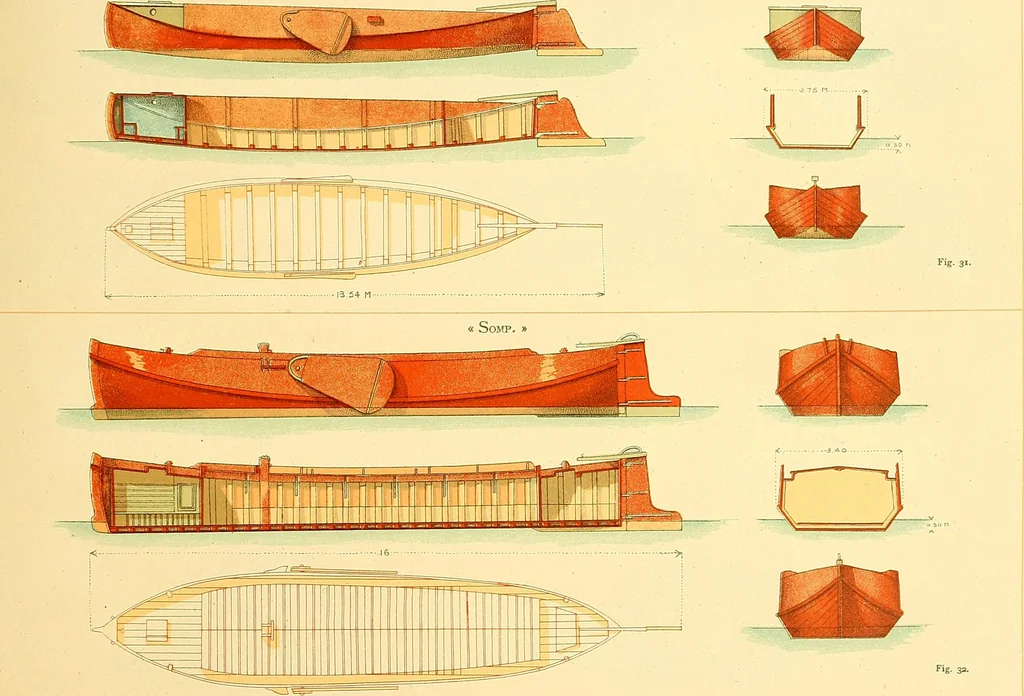 An illustration from Shipbuilding from its beginnings, 1913, leaf 56