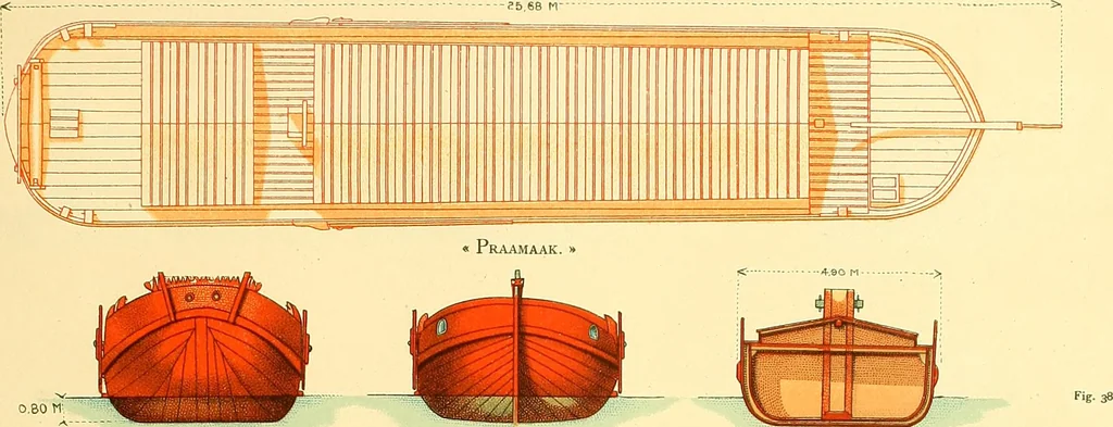 An illustration from Shipbuilding from its beginnings, 1913, leaf 64