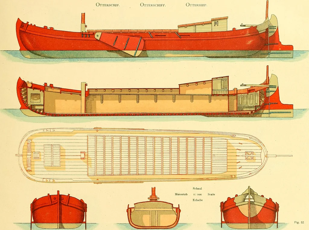 An illustration from Shipbuilding from its beginnings, 1913, leaf 82