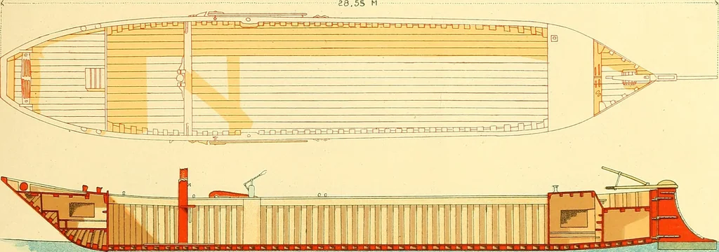 An illustration from Shipbuilding from its beginnings, 1913, leaf 88