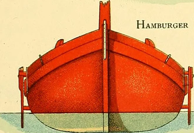An illustration from Shipbuilding from its beginnings, 1913, leaf 92