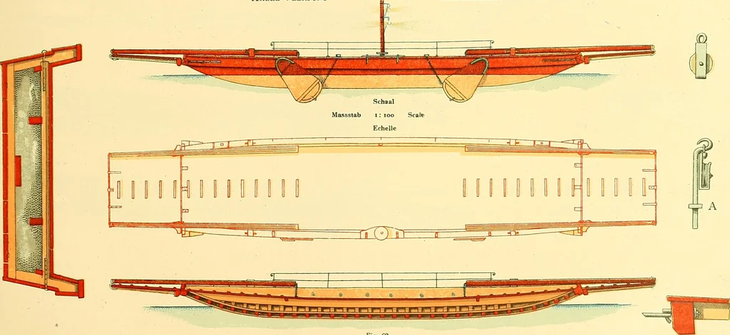 An illustration from Shipbuilding from its beginnings, 1913, leaf 96