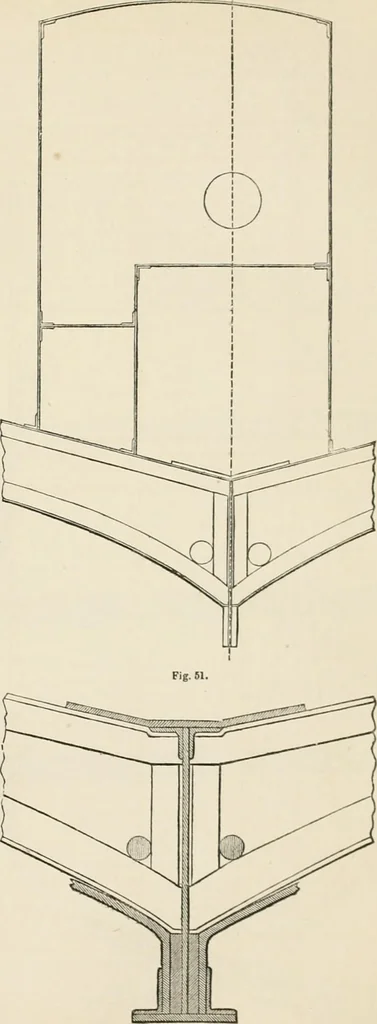 An illustration from Ship-building in iron and wood, 1863, leaf 120