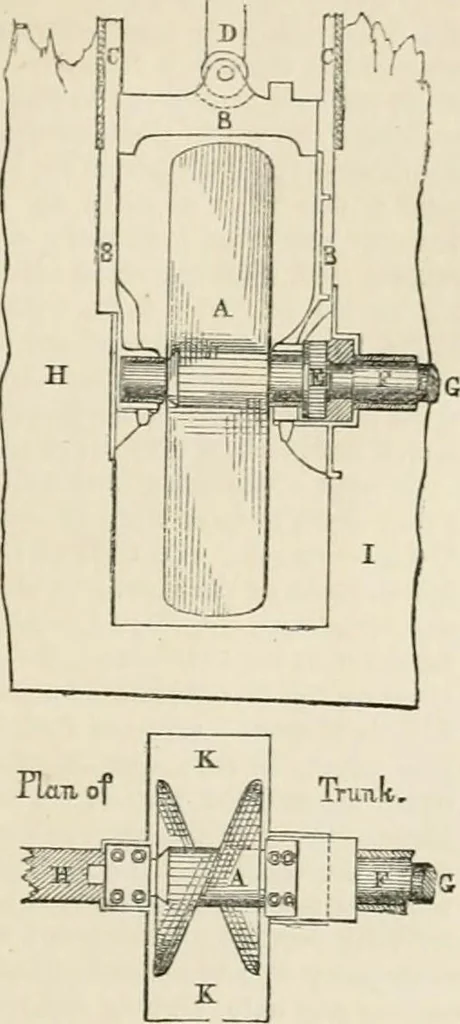 An illustration from Ship-building in iron and wood, 1863, leaf 154