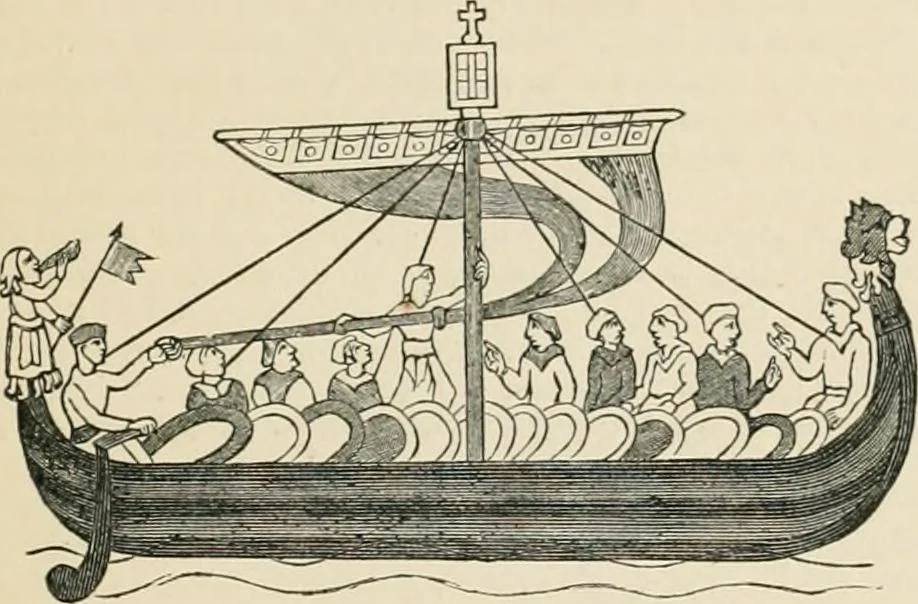 An illustration from Ship-building in iron and wood, 1863, leaf 22