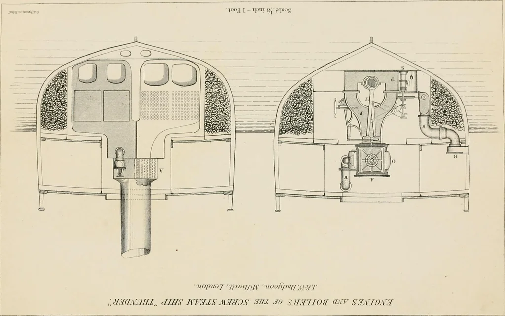 An illustration from Ship-building in iron and wood, 1863, leaf 226