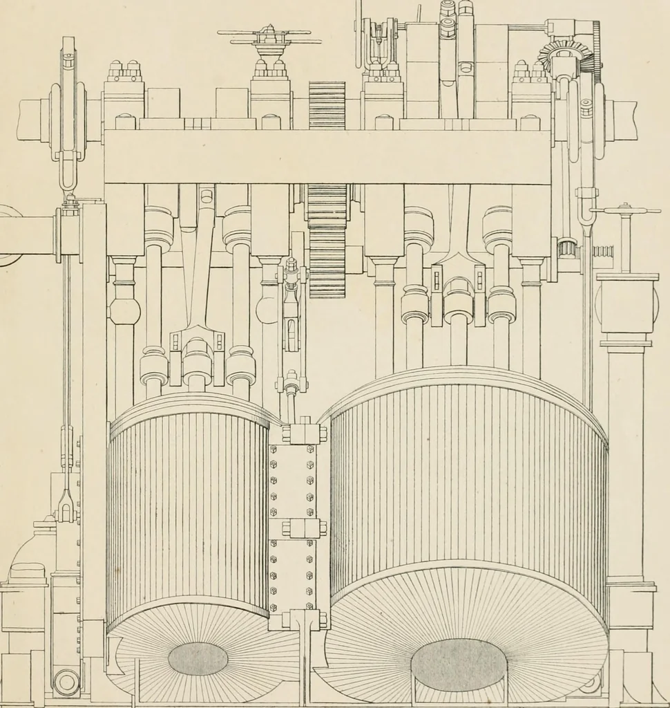 An illustration from Ship-building in iron and wood, 1863, leaf 228
