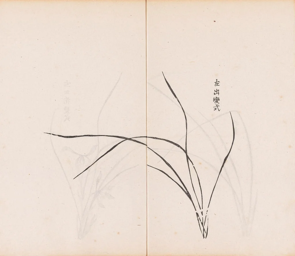 An illustration from Shi zhu zhai shu hua pu, 1879, leaf 11