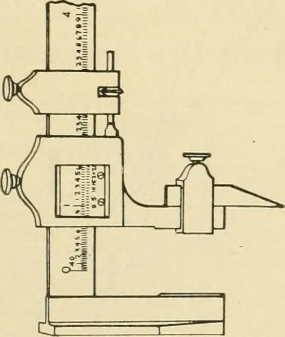 An illustration from Shop practice for home mechanics, use of tools, shop processes, construction of small machines. Contains a chapter also on theoretical mechanics and on miscellaneous information relative to shop work, 1920, leaf 100