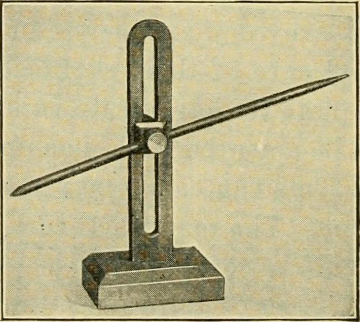 An illustration from Shop practice for home mechanics, use of tools, shop processes, construction of small machines. Contains a chapter also on theoretical mechanics and on miscellaneous information relative to shop work, 1920, leaf 103