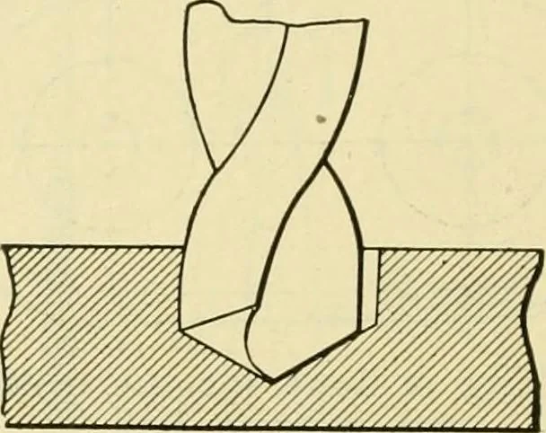 An illustration from Shop practice for home mechanics, use of tools, shop processes, construction of small machines. Contains a chapter also on theoretical mechanics and on miscellaneous information relative to shop work, 1920, leaf 109