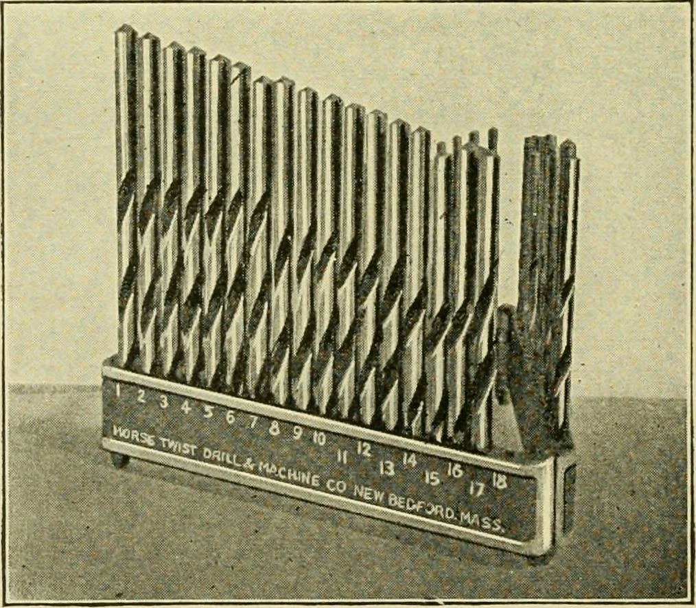 An illustration from Shop practice for home mechanics, use of tools, shop processes, construction of small machines. Contains a chapter also on theoretical mechanics and on miscellaneous information relative to shop work, 1920, leaf 111
