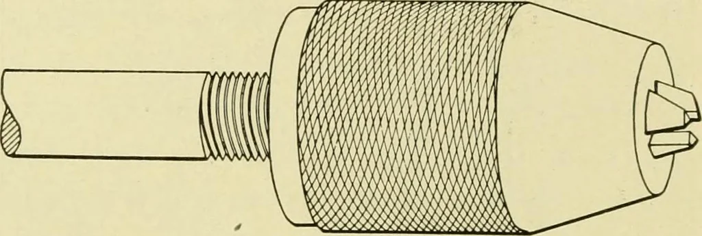 An illustration from Shop practice for home mechanics, use of tools, shop processes, construction of small machines. Contains a chapter also on theoretical mechanics and on miscellaneous information relative to shop work, 1920, leaf 113